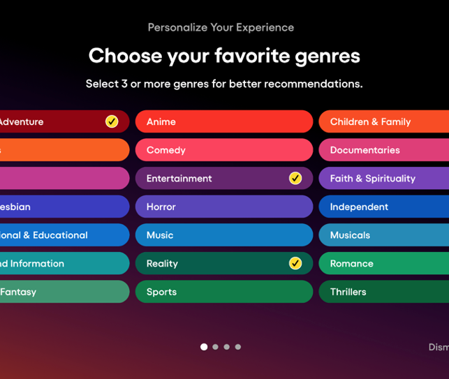 Pluto TV — A personalized onboarding flow built to convert